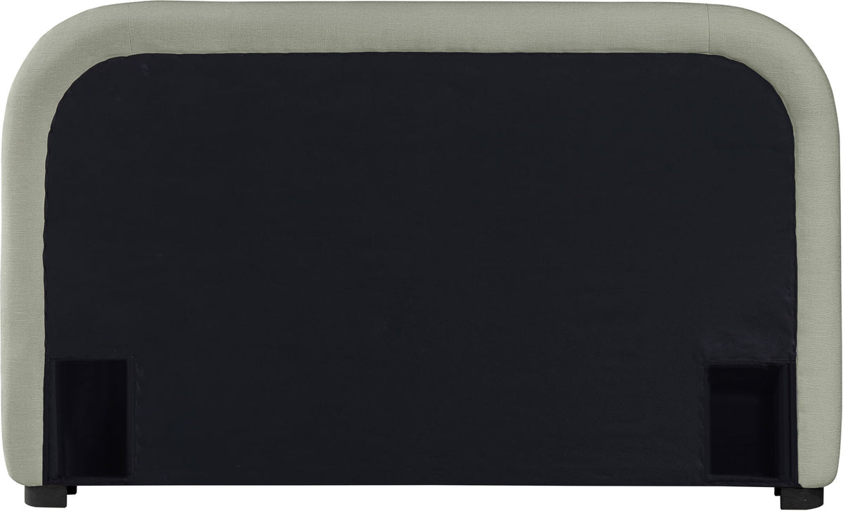 Vaughn - Chenille Bed With Black Base