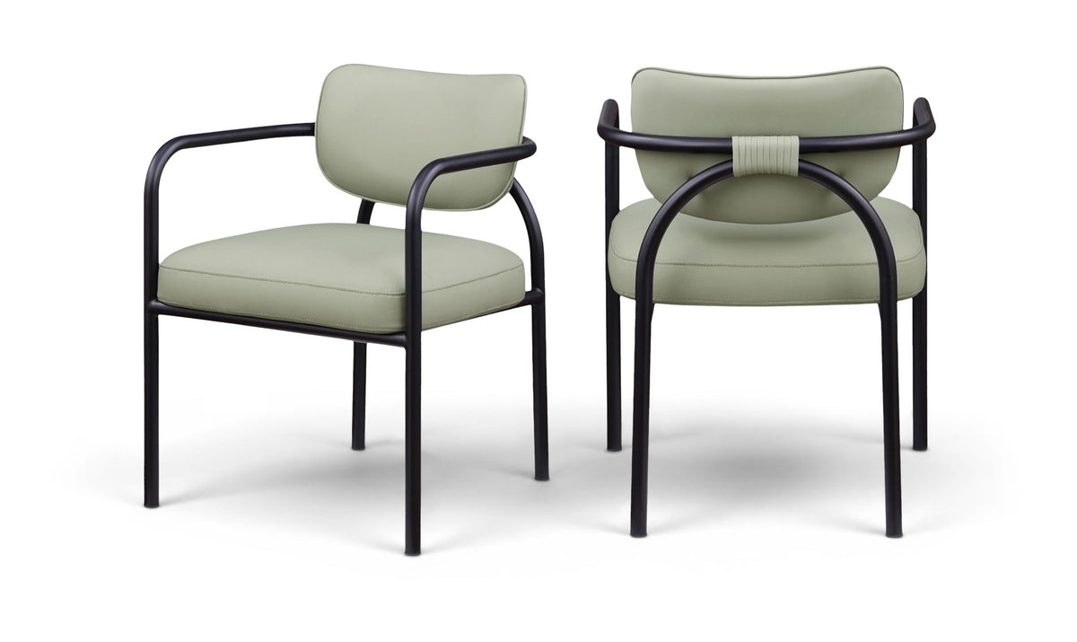 Serava - Vegan Leather Upholstered Dining Chair (Set of 2)