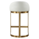 Got Your Back - Counter Stool - Gold / White