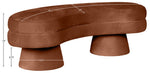 Zenna - Velvet Bench - Cognac