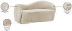 Gustavo - Velvet Upholstered Loveseat