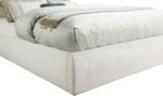 Adam - Linen Fabric Bed With 89" Headboard
