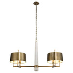 Double Shot - Pendant - Light Antique Brass