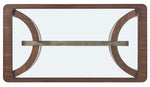 Melange - Contours Cocktail Table - Dark Brown