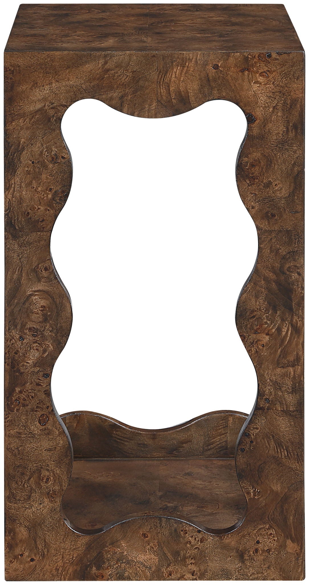 Vassa - Burl Veneer End Table