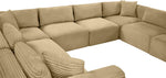 Shaggy - 8 Piece Modular U-Shaped Sectional