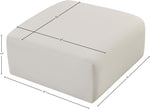 Arc - Faux Leather Ottoman