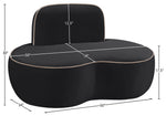 Swerve - Velvet Upholstered Chair