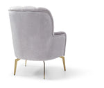 Eaton - Chair - Shiny Silver