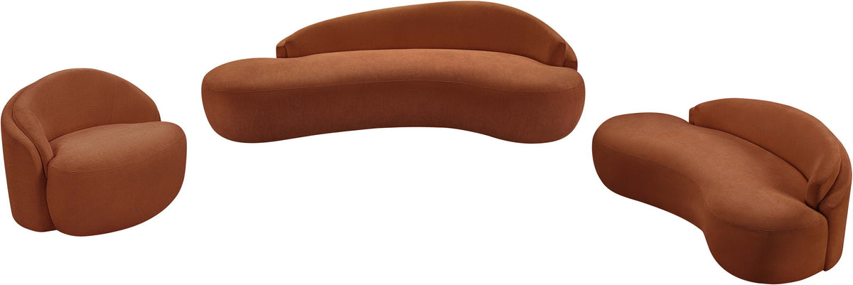 Caspian - Chenille Fabric Upholstered Sofa
