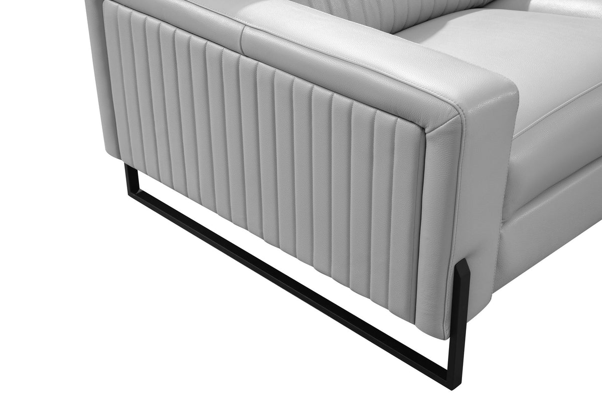 2787 - Sectional With Recliners - Gray