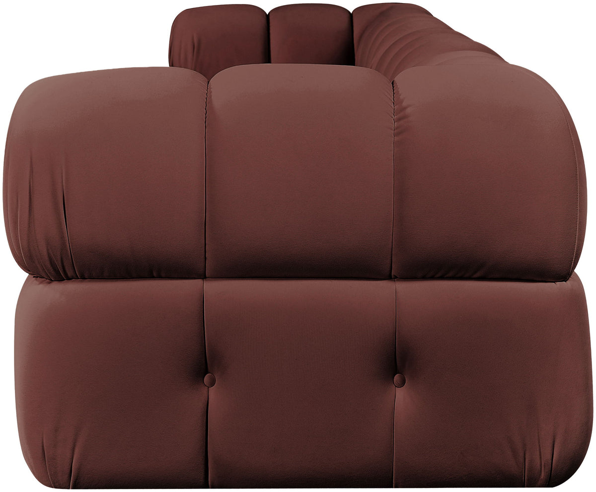 Orin - Fabric Velvet 4 Piece Modular Sofa
