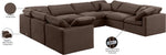 Indulge - Velvet 8 Piece Modular Sectional
