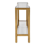 Kendrick - Glass Console Table - Gold