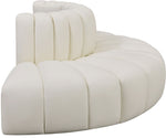 Arc - Faux Leather 4 Piece Modular Sofa