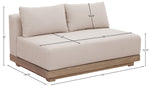Solace - Olefin Performance Fabric Outdoor Patio Modular Loveseat