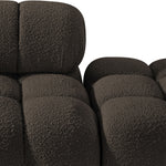 Ames - 3 Piece Boucle Upholstered Modular Sofa With 2 Backless Seats