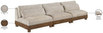 Turin - Chenille Fabric Upholstered Modular Sectional - Taupe