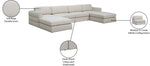 Beckham - 6 Piece Double Chaise Modular Sectional