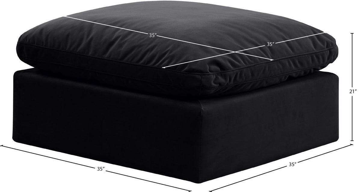 Indulge - Velvet Ottoman