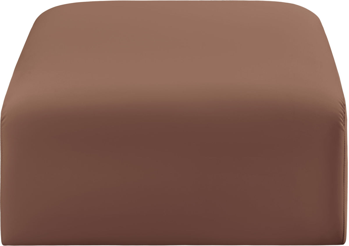 Arc - Faux Leather Ottoman