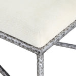 Valley - Bench With Silver Frame