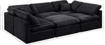 Indulge - Velvet 6 Piece Modular Sectional