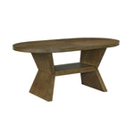 Saige - Dining Table - Dark Brown
