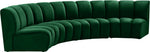 Infinity - 4 Piece Velvet Modular Sectional