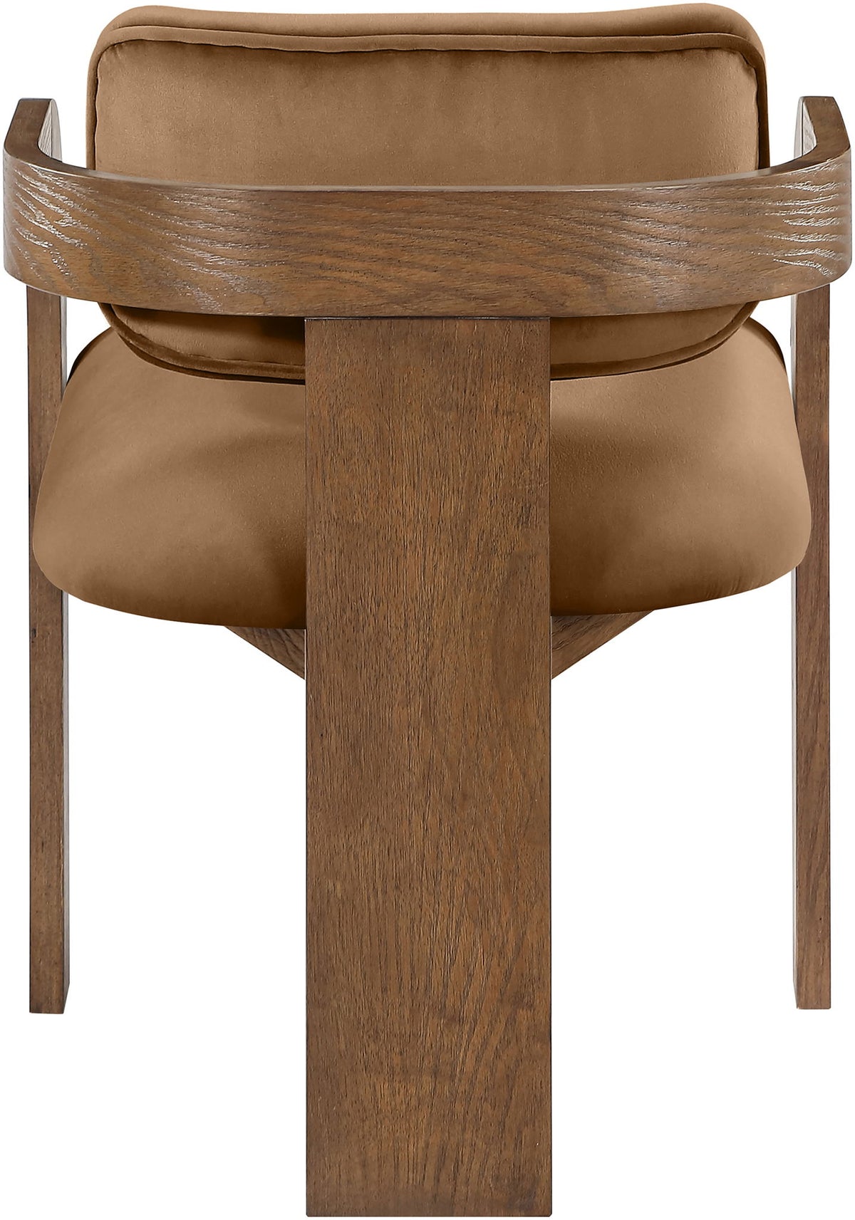Cedra - Velvet Performance Fabric Upholstered Dining Chair (Set of 2) - Brown Frame