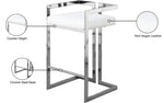 Ezra - Stool with Chrome Legs (Set of 2)