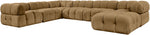 Orin - 7 Piece Modular Sectional (3 Modular Chairs, 3 Corner Chairs & Ottoman)