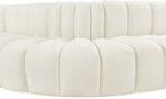 Arc - Velvet 6 Piece Curved Modular Sofa