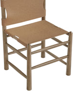 Santos - Vegan Leather Upholstered Dining Chair With Stained Brown Base (Set of 2)