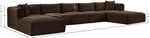Shaggy - 7 Piece Modular Sectional With 2 Ottomans