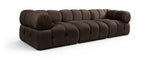 Orin - Velvet Performance Fabric Upholstered 3 Piece Modular Sofa