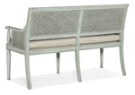 Charleston - Bench - Light Blue / Beige
