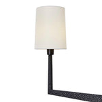 Open Arms - 8 Light Chandelier - Black / Gray