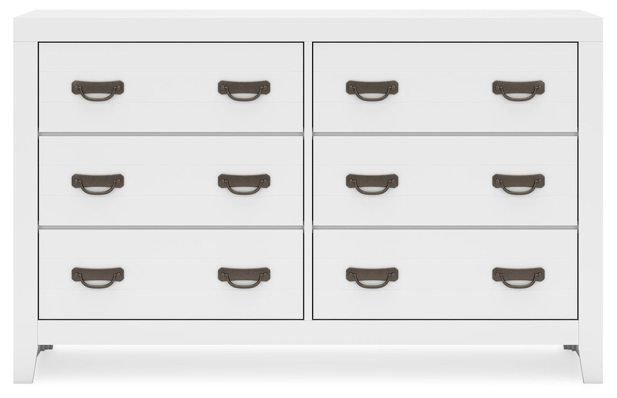 Binterglen - Dresser - White