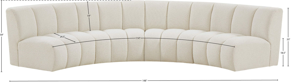 Infinity - 4 Piece Boucle Modular Sectional