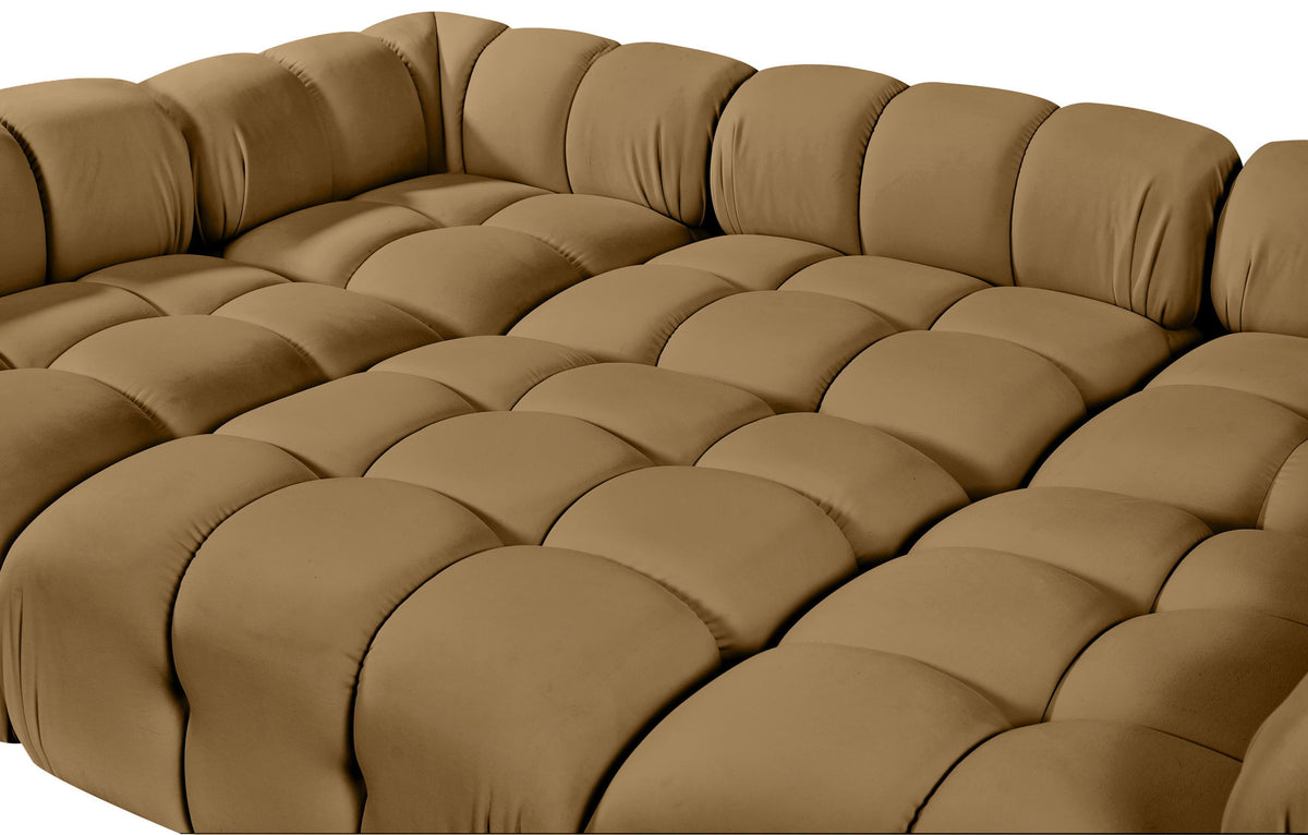 Orin - Velvet 6 Piece Modular Sectional