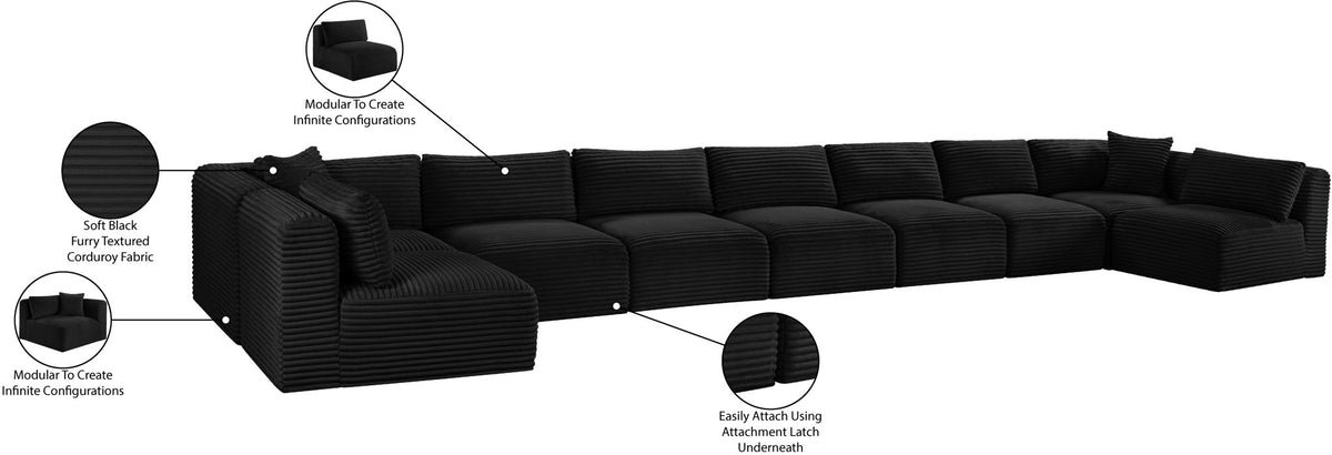 Shaggy - 9 Piece Modular Sectional