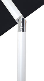 Amalfi - Aluminum Patio Umbrella - Light Brown Base / White Pole
