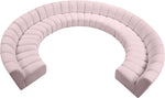 Infinity - 10 Piece Velvet Modular Sectional