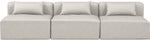 Cube - Modular 3 Seat Armless Sofa