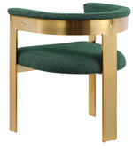 Romeo - Boucle Dining Chair With Gold Base (Set of 2)
