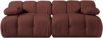 Orin - Velvet Performance Fabric Upholstered 2 Piece Modular Sofa
