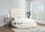 Adam - Chenille Fabric Bed With 70.5" Headboard