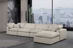 Comfy - 5 Piece Linen Modular Sectional With Chaise