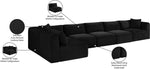 Shaggy - 6 Piece Modular Sectional